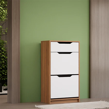 جاکفشی داشبوردی پاسنگی دو درب کشو دار